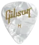Gibson Pack 12 Púas Blanco Perlado - Heavy