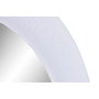 DKD Home Decor Espejo de MDF y Cristal 80x80 cm Blanco Rugoso