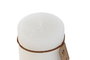 DKD Home Decor Vela de Cera de Parafina Rayada Algodón