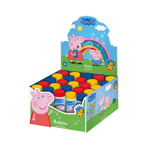 PUSTEFIX Classic Burbujas Peppa Pig 70 ml, Lata de Pompas de Jabón para Exteriores, Recomendado 4+ Años