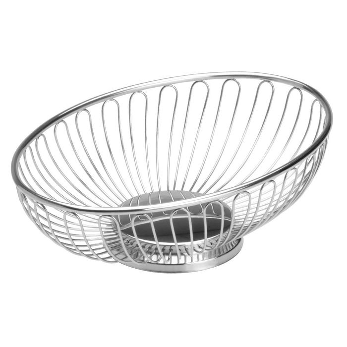 1946 Panera Oval 25x17 cm Acero Inoxidable 18/10 Altura 7.5 cm 1946 Panera Oval 25x17 cm Acero Inoxidable 18/10 Altura 7.5 cm