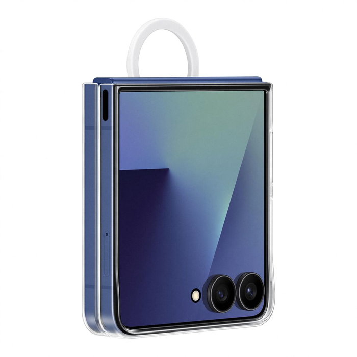 Samsung Ring Case (Clear) para Galaxy Z Flip7, Transparente Samsung Ring Case (Clear) para Galaxy Z Flip7, Transparente