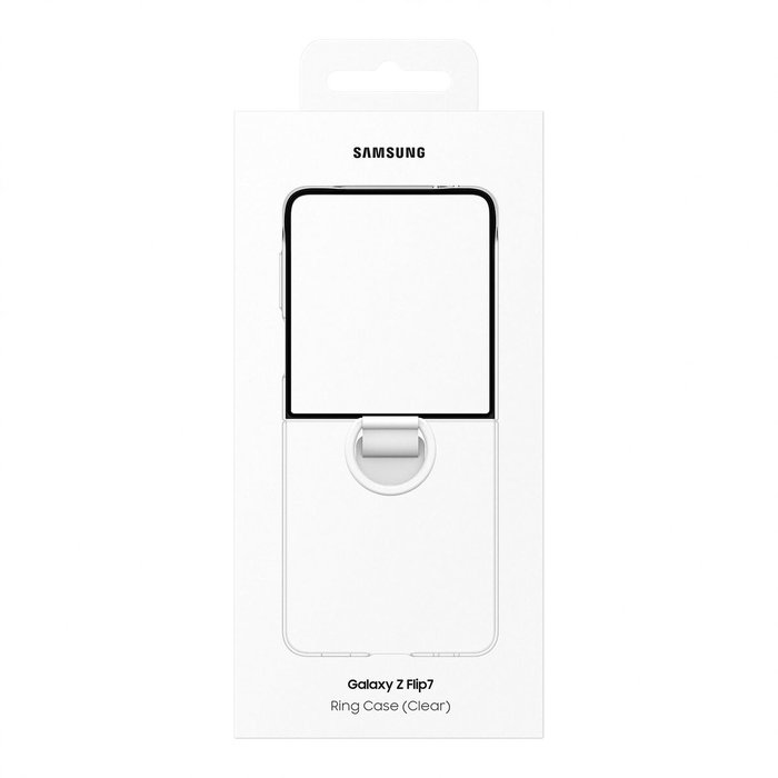 Samsung Ring Case (Clear) para Galaxy Z Flip7, Transparente Samsung Ring Case (Clear) para Galaxy Z Flip7, Transparente