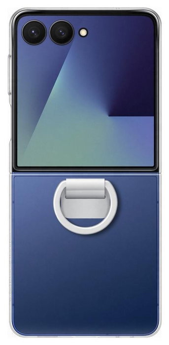 Samsung Ring Case (Clear) para Galaxy Z Flip7, Transparente Samsung Ring Case (Clear) para Galaxy Z Flip7, Transparente