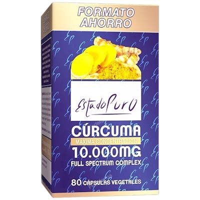Estado Puro Cúrcuma 10.000 mg 80 cápsulas vegetales