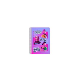 Safta Libreta cuarto 80 hojas tapas duras K-Pop Demon Hunters Stationery 15,5x22x1 cm