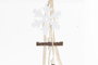 DKD Home Decor Decoración Colgante de Madera Navidad Alpina Multicolor/Natural