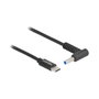 DeLOCK Cable de carga USB Type-C a HP 4,5 x 3,0 mm, 1,5 m