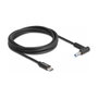 DeLOCK Cable de carga USB Type-C a HP 4,5 x 3,0 mm, 1,5 m
