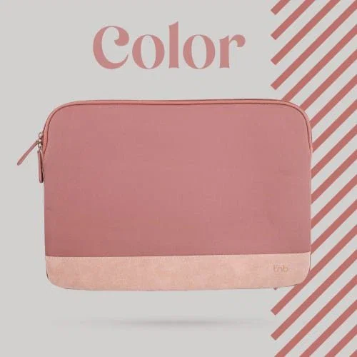 T'nB Funda para Portátil SLCOLOR14PK 14" Rosa, Resistente a Golpes, PET Reciclado, Hasta 35.6 cm (14 Pulgadas)