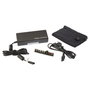 RealPower Cargador Universal para Portátil 40W 12V 2.1A Adaptador de Corriente 100-240V con Conector 10 Negro, Compatible con HP, Dell, Acer, Lenovo, Toshiba, Fujitsu, LG, Samsung