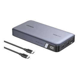 UGREEN 90597A Batería Externa 25000 mAh Carga Rápida 145W Gris