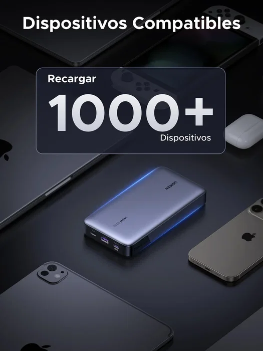 Ugreen Batería Externa 25000 mAh 145W Gris