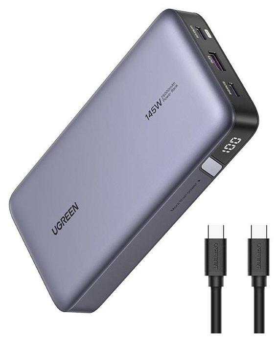 Ugreen 90597A Batería Externa 25000 mAh 145W Gris