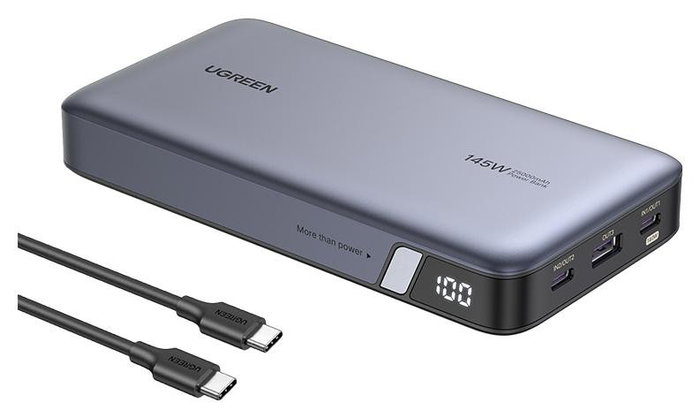 Ugreen 90597A Batería Externa 25000 mAh 145W Gris