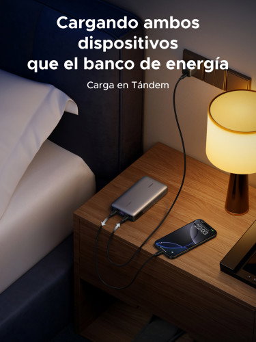 UGREEN 90597A Batería Externa 25000 mAh Carga Rápida 145W Gris