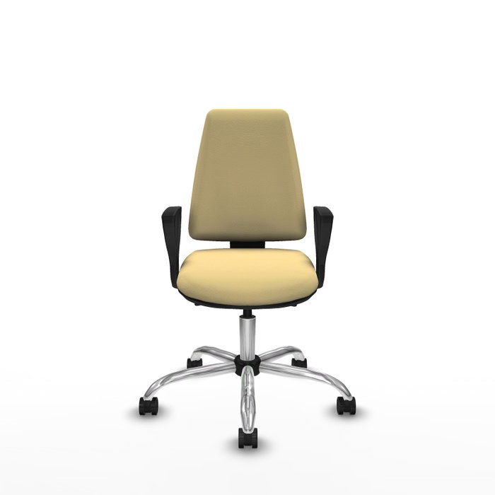 PIQUERAS Y CRESPO Silla de oficina Elche con mecanismo Asincro en color Crema PIQUERAS Y CRESPO Silla de oficina Elche con mecanismo Asincro en color Crema