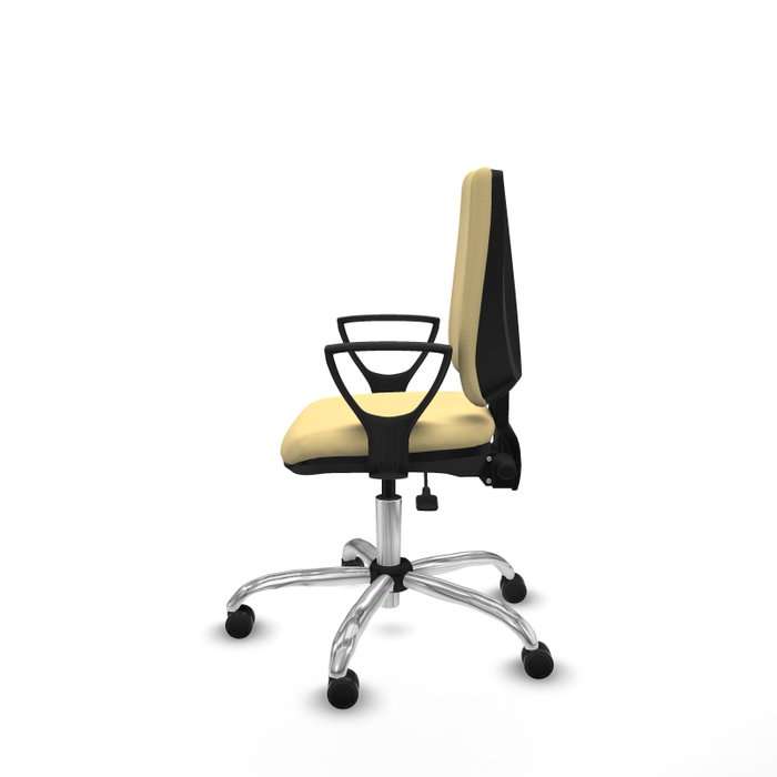 PIQUERAS Y CRESPO Silla de oficina Elche con mecanismo Asincro en color Crema PIQUERAS Y CRESPO Silla de oficina Elche con mecanismo Asincro en color Crema