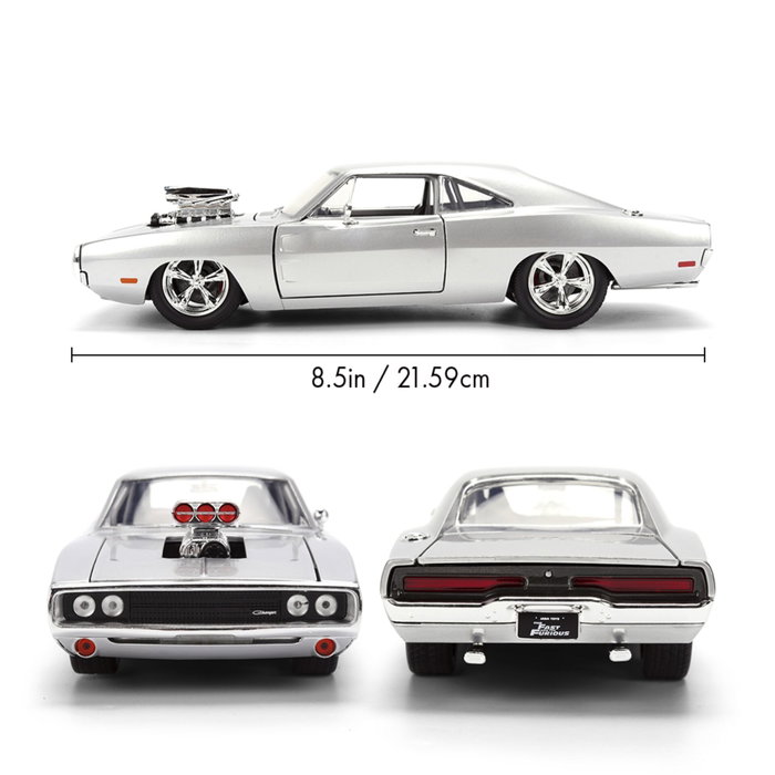 Jada Dodge Charger R/T 1970 Fast & Furious Edición de Aniversario 1:24 Plata