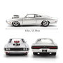 Jada Dodge Charger R/T 1970 Fast & Furious Edición de Aniversario 1:24 Plata