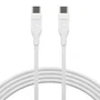 Dbramante1928 CB25CCWH7091 Cable USB-C Macho a USB-C Macho 2.5 m Blanco - USB 2.0 (480 Mbit/s) - Suministro de Potencia USB hasta 100W
