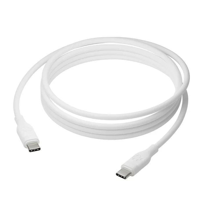 Dbramante1928 CB25CCWH7091 Cable USB-C Macho a USB-C Macho 2.5 m Blanco - USB 2.0 (480 Mbit/s) - Suministro de Potencia USB hasta 100W