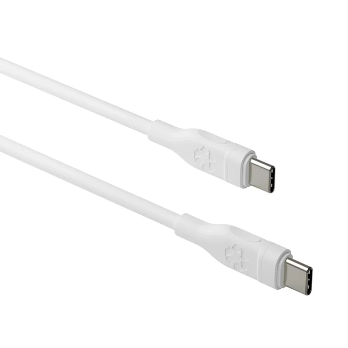 Dbramante1928 CB25CCWH7091 Cable USB-C Macho a USB-C Macho 2.5 m Blanco - USB 2.0 (480 Mbit/s) - Suministro de Potencia USB hasta 100W