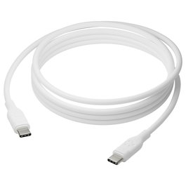 dbramante 1928 CB25CCWH7091 Cable USB-C a USB-C, 2.5M, Blanco