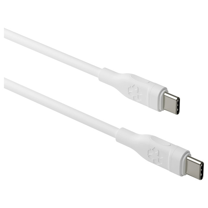 dbramante 1928 CB25CCWH7091 Cable USB-C a USB-C, 2.5M, Blanco