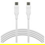 dbramante 1928 CB25CCWH7091 Cable USB-C a USB-C, 2.5M, Blanco
