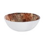 Ixia Bowl Salmón de Cristal para Decoración 13 x 13 x 4,50 cm, Pack de 4