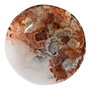 Ixia Bowl Salmón de Cristal para Decoración 13 x 13 x 4,50 cm, Pack de 4