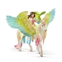 Schleich 70566 Fairy Surah con un espumoso Pegaso