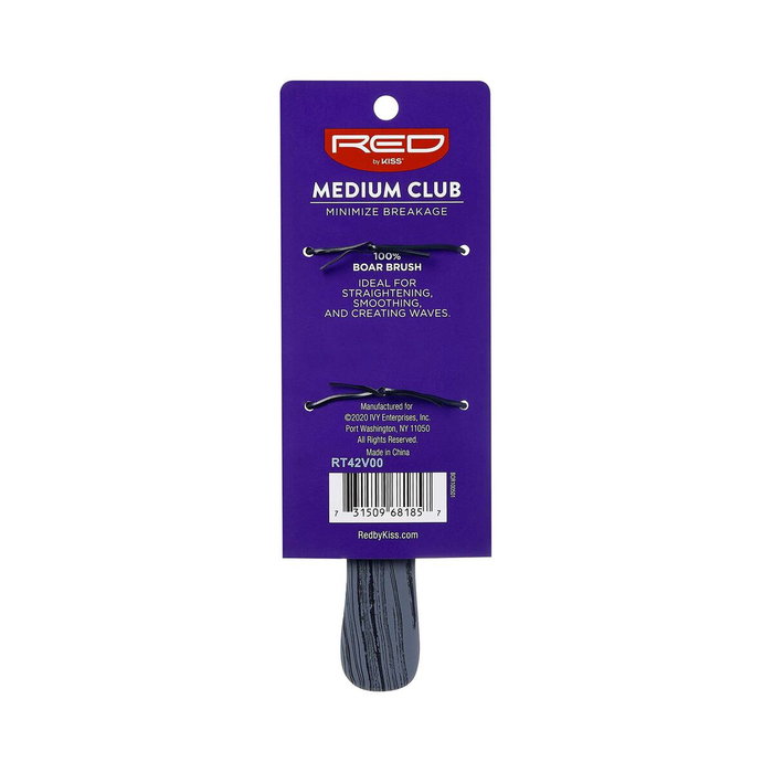 Red Kiss Cepillo Professional 100% Boar Medium Curve Brush