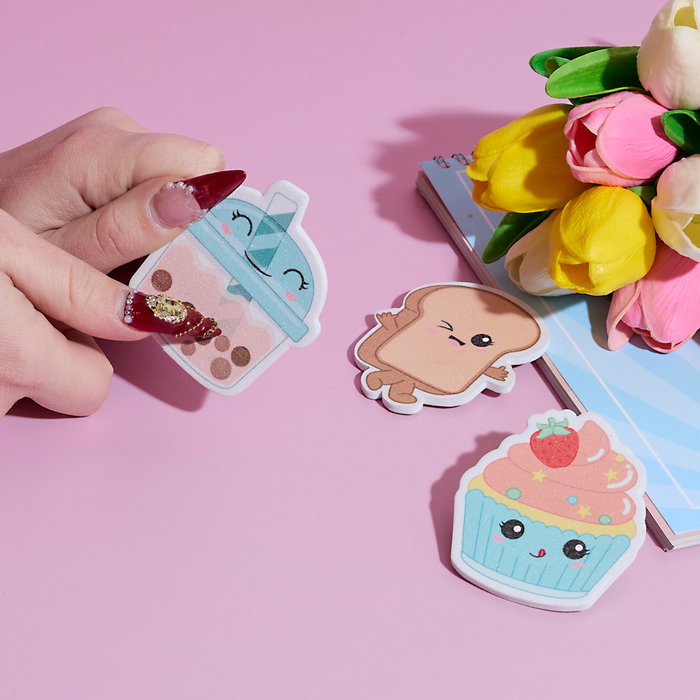 The Concept Factory Juego de 3 Limas de Uñas Kawaii Papel Plástico PP y EVA The Concept Factory Juego de 3 Limas de Uñas Kawaii Papel Plástico PP y EVA