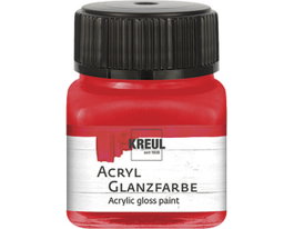 Kreul Pintura acrílica brillante rojo 20ml