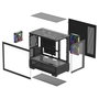 Deepcool CG380 3F Caja Torre Negra con Vidrio Templado