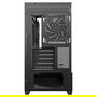 Deepcool CG380 3F Black Midi Tower PC, Negro, ITX, micro ATX, Ventana Lateral, Iluminación RGB, 5 Ranuras Expansión, 2x 120mm Ventiladores Laterales, 1x 120mm Ventilador Trasero