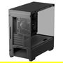 Deepcool CG380 3F Black Midi Tower PC, Negro, ITX, micro ATX, Ventana Lateral, Iluminación RGB, 5 Ranuras Expansión, 2x 120mm Ventiladores Laterales, 1x 120mm Ventilador Trasero