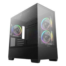 Deepcool CG380 3F Caja Torre Negra con Doble Vidrio Templado R-CG380-BKAGM3-G