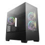Deepcool CG380 3F Caja Torre Negra con Doble Vidrio Templado R-CG380-BKAGM3-G