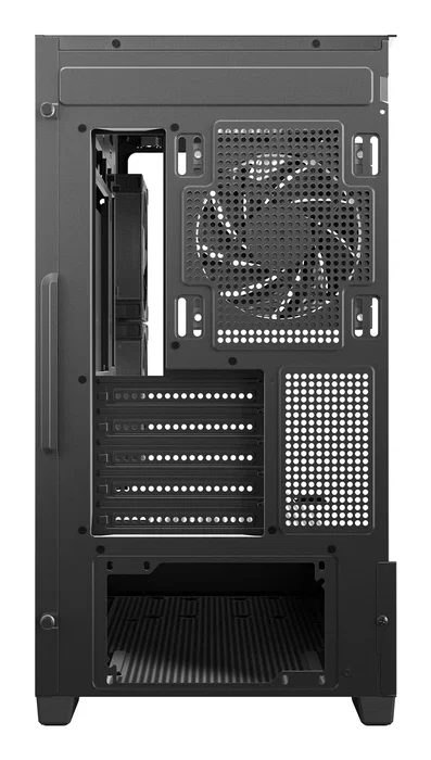 Deepcool Caja CG380 3F Midi Tower PC Negro con Doble Vidrio Templado Lateral, Iluminación RGB Multi, Soporte ITX/micro-ATX, 2x USB 3.2 Gen 1, 1x USB-C, R-CG380-BKAGM3-G