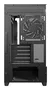 Deepcool Caja CG380 3F Midi Tower PC Negro con Doble Vidrio Templado Lateral, Iluminación RGB Multi, Soporte ITX/micro-ATX, 2x USB 3.2 Gen 1, 1x USB-C, R-CG380-BKAGM3-G