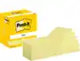 Post-it Bloc de notas adhesivas quita y pon 76x127 mm amarillo 100 hojas 655