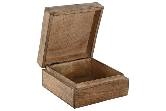 DKD Home Decor Caja Mediterraneo Cangrejos 25 Mango Multicolor 17.5 x 8 x 17.5 cm Set de 2