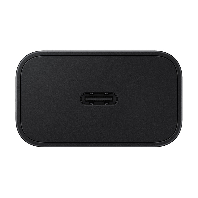 Samsung Cargador USB-C 25W Negro Carga Rápida 1 Puerto 5V Sin Cable