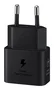 Samsung EP-T2510NBEGWW Cargador Adaptador USB-C 25W Negro Carga Rápida 1 Puerto 5V/9V para Móvil