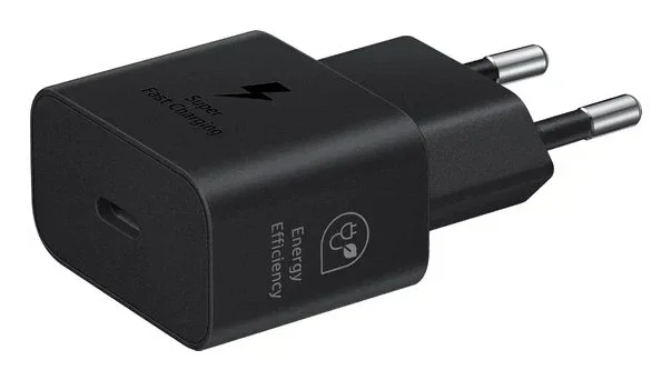Samsung EP-T2510NBEGWW Cargador Adaptador USB-C 25W Negro Carga Rápida 1 Puerto 5V/9V para Móvil