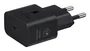 Samsung EP-T2510NBEGWW Cargador Adaptador USB-C 25W Negro Carga Rápida 1 Puerto 5V/9V para Móvil