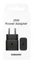 Samsung EP-T2510NBEGWW Cargador Adaptador USB-C 25W Negro Carga Rápida 1 Puerto 5V/9V para Móvil